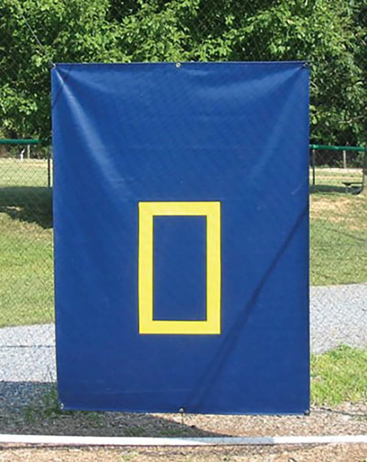 New ⭐ CageSaver Batting Cage Backdrop Protector, 30 oz Navy/Yellow ✨ 1 New ⭐ CageSaver Batting Cage Backdrop Protector, 30 oz Navy/Yellow ✨