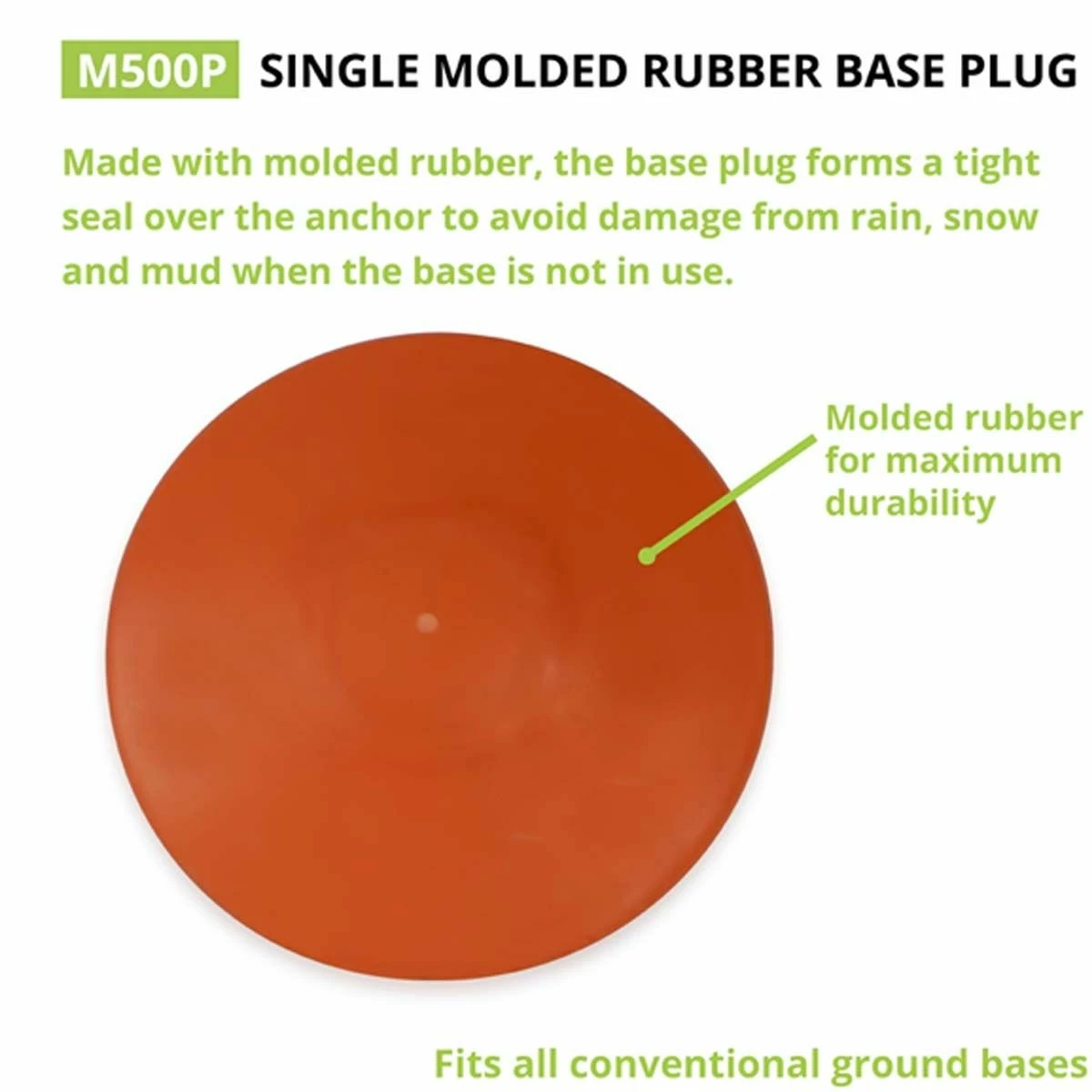 Best deal 🔥 Champion Rubber Base Plug for Ground Anchors, M500P 🔔 2 Best deal 🔥 Champion Rubber Base Plug for Ground Anchors, M500P 🔔 - Image 2