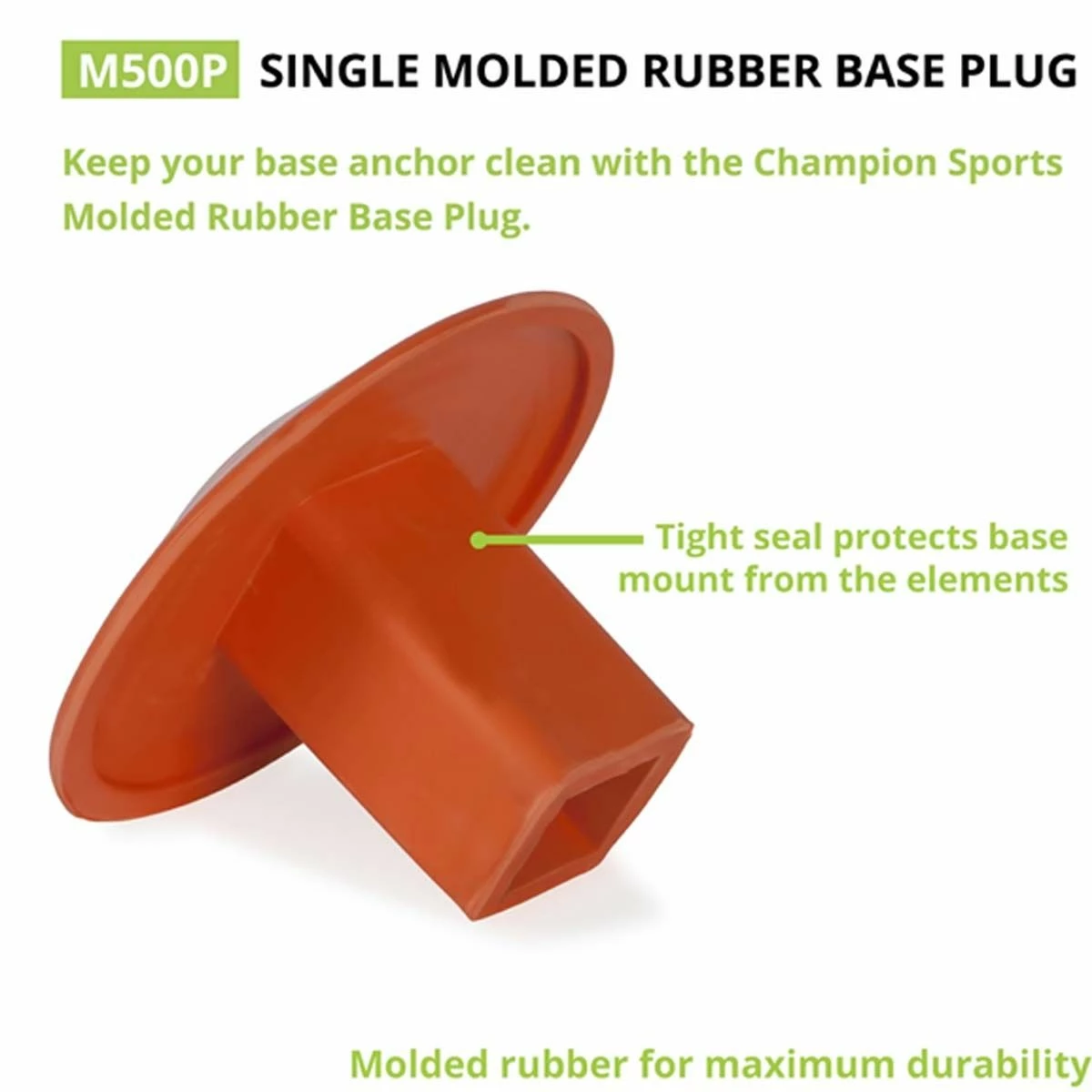 Best deal 🔥 Champion Rubber Base Plug for Ground Anchors, M500P 🔔 3 Best deal 🔥 Champion Rubber Base Plug for Ground Anchors, M500P 🔔 - Image 3