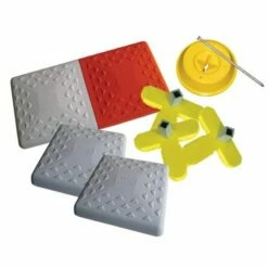 Budget ✨ Soft Touch 15" Stay Down Convertible Bases & Double 1st Base, C15DBL-SET 💯