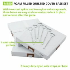 New ๐ Champion 14"x14" Economy โพ Baseball/Softball Bases, White, M300 โจ 9 New ๐ Champion 14"x14" Economy โพ Baseball/Softball Bases, White, M300 โจ -BASEBALL Official Shop a33 278 new 05 1