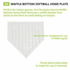 Deals π Champion Waffle Bottom Rubber Home Plate, 96 π 8 Deals π Champion Waffle Bottom Rubber Home Plate, 96 π -BASEBALL Official Shop a33 279 new 01 1