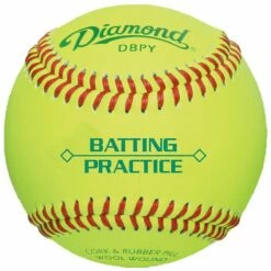 Flash Sale 🔥 Diamond DBPY Yellow Batting Practice ⚾ Baseballs, dz 😀