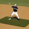 Best deal ⭐ Proper Pitch 10"Hx8'3"Wx11'6"L Game ⚾ Baseball Mound, Green 🎁