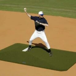 Best deal ⭐ Proper Pitch 10"Hx8'3"Wx11'6"L Game ⚾ Baseball Mound, Green 🎁