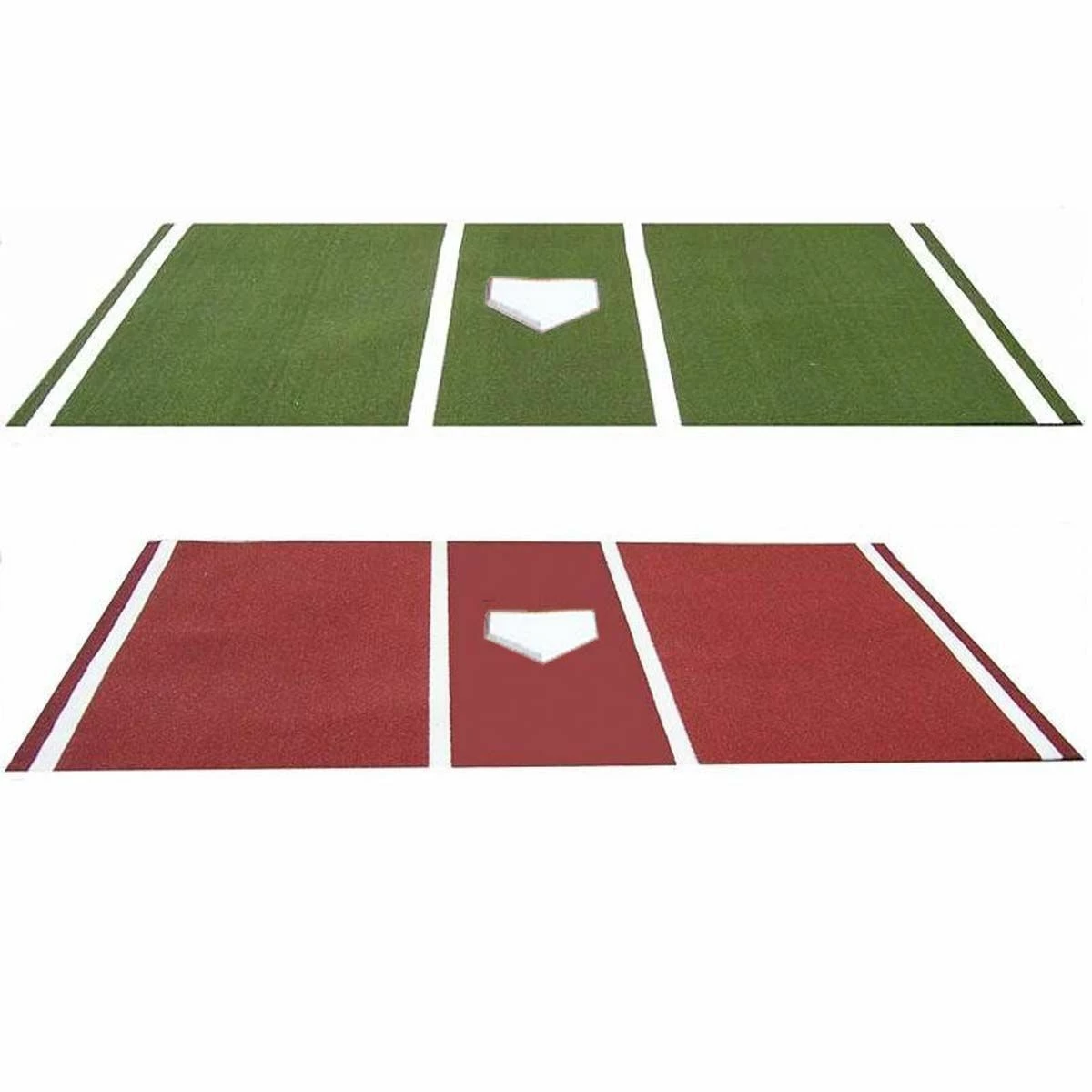 Flash Sale 😀 6'x12' Lined Batting Turf Mat Pro Clay ⭐ 1 Flash Sale 😀 6'x12' Lined Batting Turf Mat Pro Clay ⭐