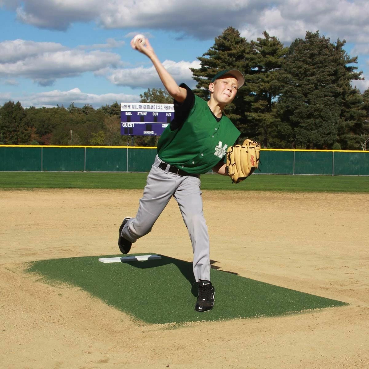 Flash Sale 🎉 Promounds 8'3"Lx5'Wx6"H Major League Game ⚾ Baseball Mound, Green 😍 1 Flash Sale 🎉 Promounds 8'3"Lx5'Wx6"H Major League Game ⚾ Baseball Mound, Green 😍