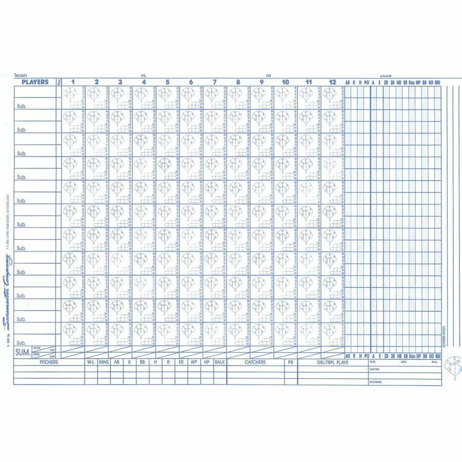 Discount π€© Scoremaster βΎ Baseball / π₯ Softball Scorebook π€© 2 Discount π€© Scoremaster βΎ Baseball / π₯ Softball Scorebook π€© - Image 2