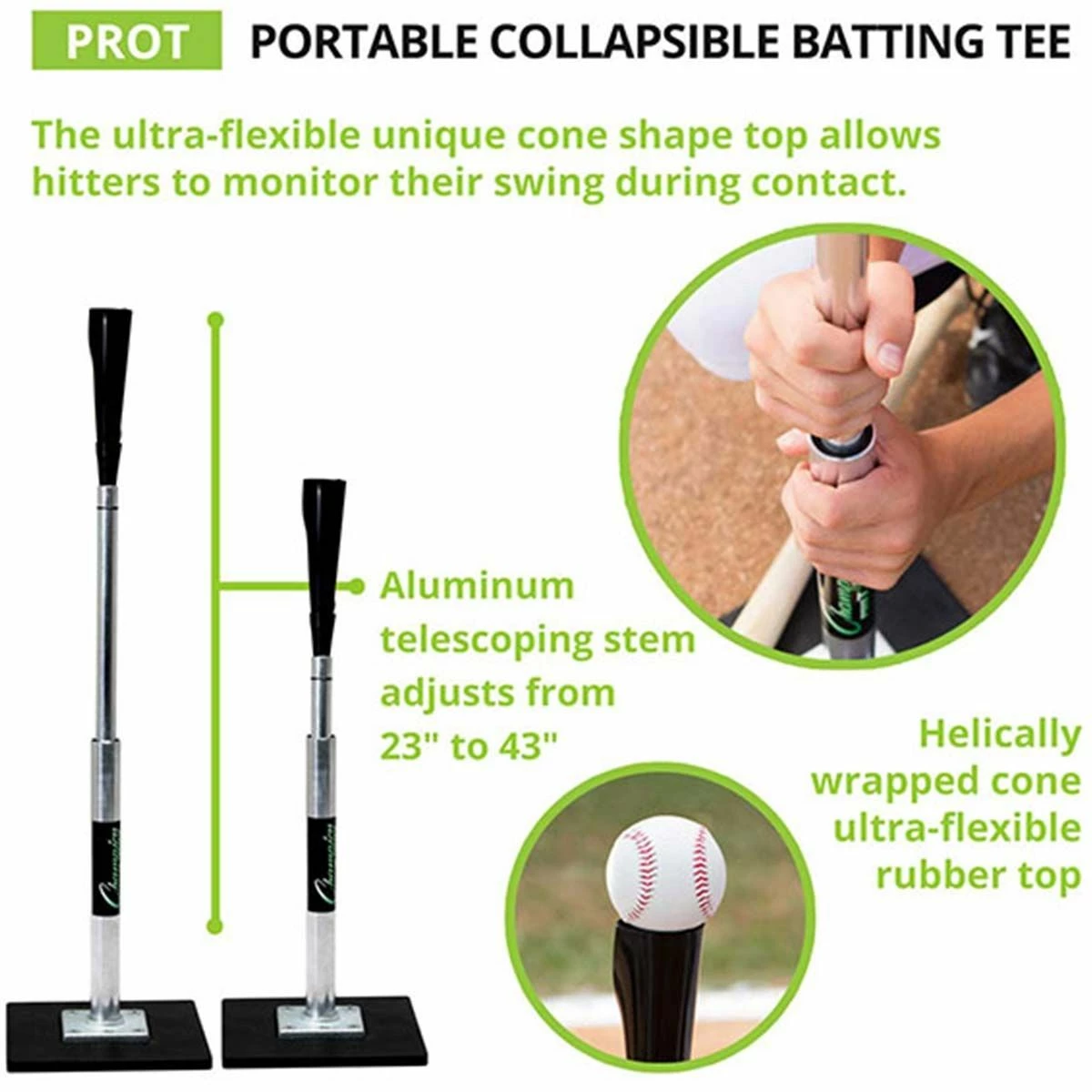 Brand new ๐ Champion Portable Collapsible Batting Tee โ๏ธ 3 Brand new ๐ Champion Portable Collapsible Batting Tee โ๏ธ - Image 3
