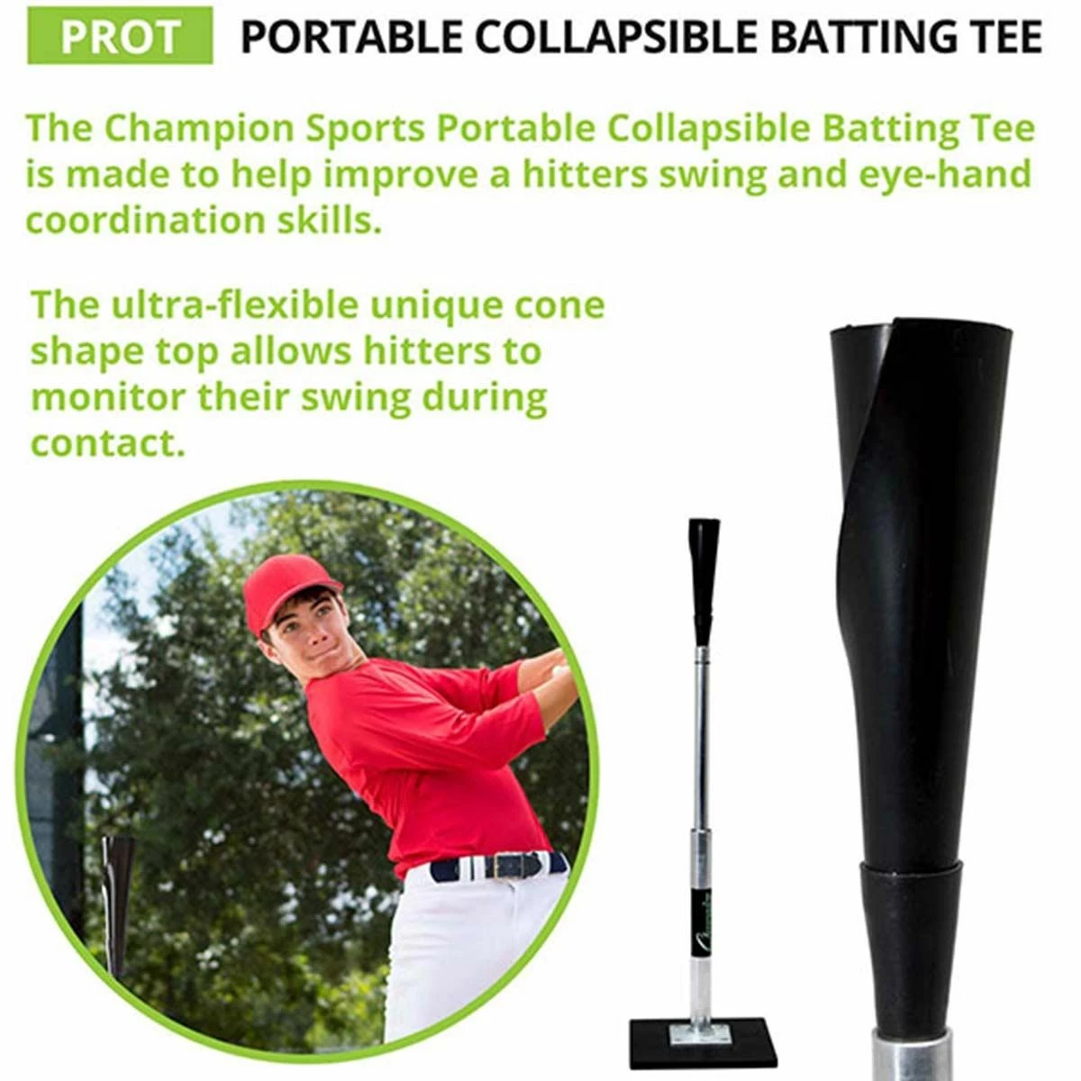 Brand new ๐ Champion Portable Collapsible Batting Tee โ๏ธ 4 Brand new ๐ Champion Portable Collapsible Batting Tee โ๏ธ - Image 4