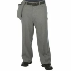 BASEBALL Official Shop 30 Promo 🌟 Dalco D9200 Plain Front Umpire Pants, Gray 🔔
