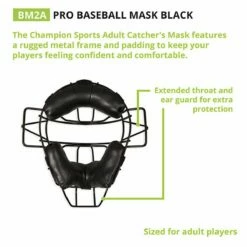Coupon ⌛ Champion Adult Umpire Face Guard, BM2A ⌛ -BASEBALL Official Shop a34 695 new 02 1
