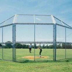 Buy 😍 20'x10' Permanent ⚾ Baseball/Softball Backstop, BSCL20 💯 -BASEBALL Official Shop a34 850b 34 1