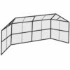 New 🛒 20'x10', w/ Full Hood Permanent ⚾ Baseball/Softball Backstop, BSCL20HW 🌟