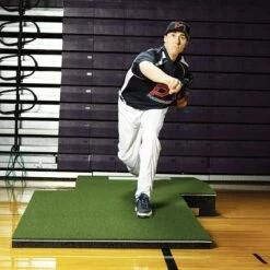 Best Sale ๐งจ Promounds 4'Wx9'Lx10"H Professional 2-piece Indoor Pitching Mound, Green ๐คฉ