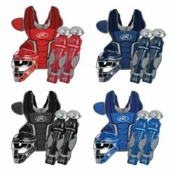 Best Sale 🤩 Rawlings Renegade 2.0 NOCSAE Catcher's Gear Set Black ⭐ -BASEBALL Official Shop a40 606 colors 1