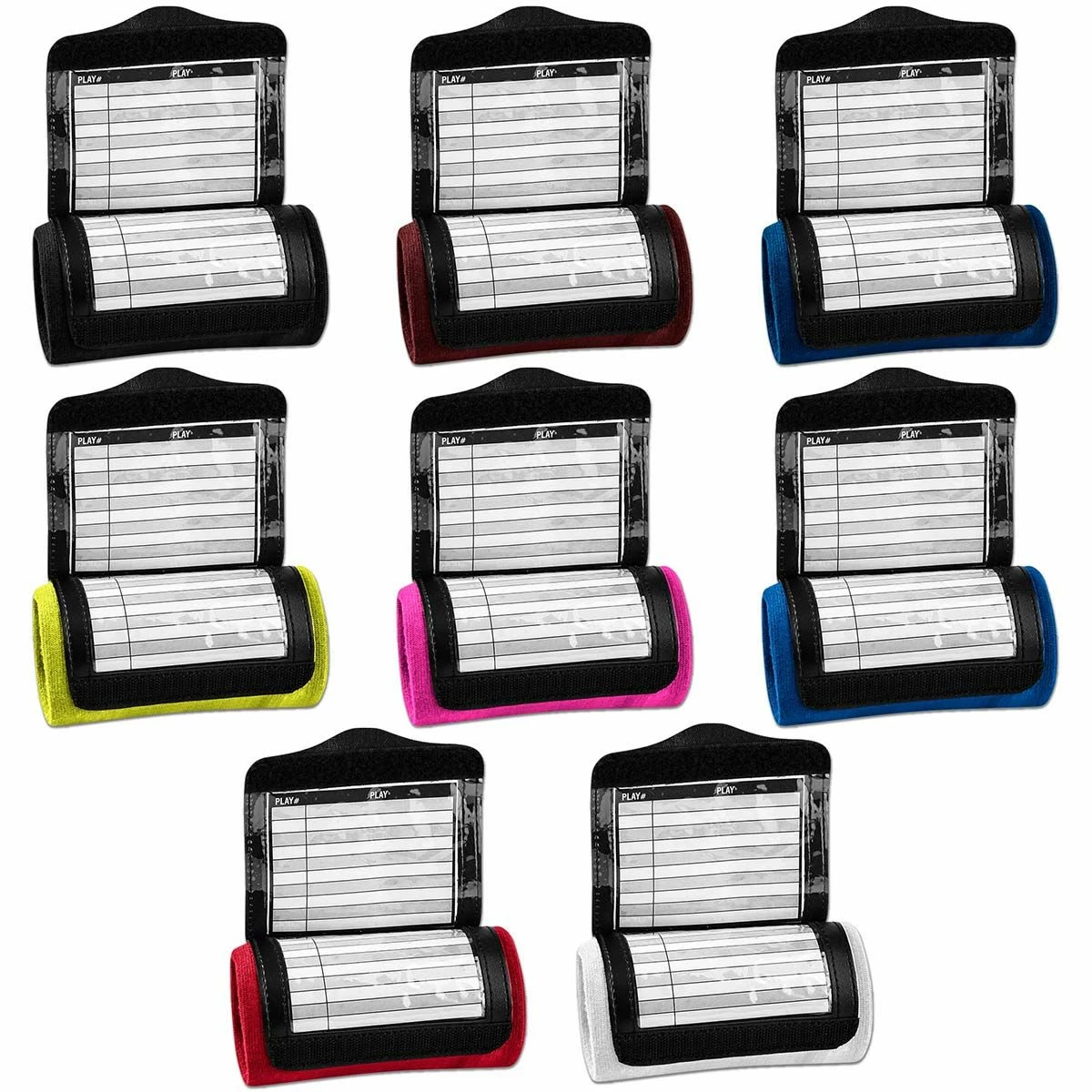 Brand new โค๏ธ Champro TRIPLE Quarterback Playbook Wrist Band Optic Yellow ๐ 2 Brand new โค๏ธ Champro TRIPLE Quarterback Playbook Wrist Band Optic Yellow ๐ - Image 2