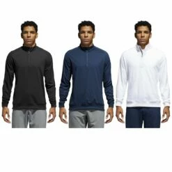 Discount ❤️ Adidas Classic Club Climaheat 1/2 Zip Pullover Black 🔥 -BASEBALL Official Shop a80 111 1