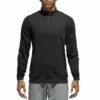 Discount ❤️ Adidas Classic Club Climaheat 1/2 Zip Pullover Black 🔥