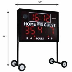 Best deal 💯 Varsity Scoreboard MS-4 Multi-Sport, Indoor / Outdoor Scoreboard ⌛ -BASEBALL Official Shop a91 150 new dims 1