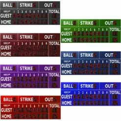 Best deal 💯 Varsity Scoreboards 3320 ⚾ Baseball-Softball Scoreboard, 20'W x 8'H 🔥 6 Best deal 💯 Varsity Scoreboards 3320 ⚾ Baseball-Softball Scoreboard, 20'W x 8'H 🔥 -BASEBALL Official Shop a91 162 new 21 colors 1 1