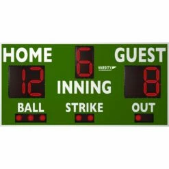 Cheapest 🛒 Varsity Scoreboards 3314 ⚾ Baseball-Softball Scoreboard, 8'Wx4'H 🛒