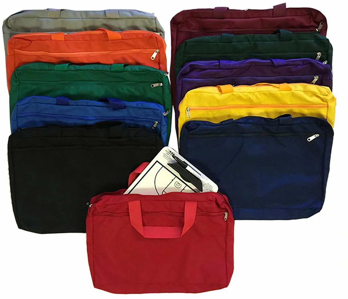 Deals ๐งจ Coaches Portfolio Bag, 12-1/2''x18-1/2"x2'' Navy ๐ 2 Deals ๐งจ Coaches Portfolio Bag, 12-1/2''x18-1/2"x2'' Navy ๐ - Image 2