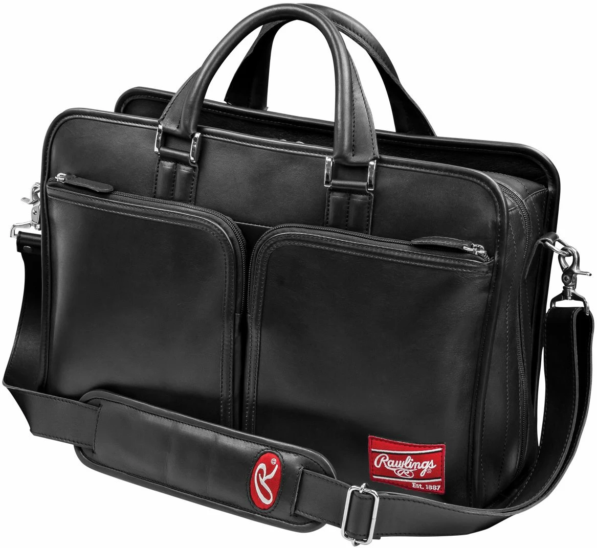 Outlet 😀 Rawlings Black Leather Coach's Briefcase 🎉 1 Outlet 😀 Rawlings Black Leather Coach's Briefcase 🎉