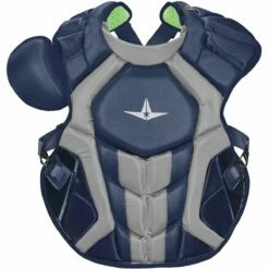 Hot Sale ๐ All Star CPCC40PRO System7 NOCSAE Adult 16.5" Axis Catcher's Chest Protector Silver ๐ฅ
