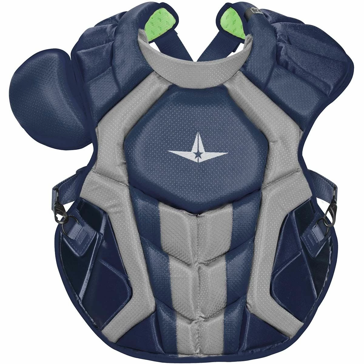 Hot Sale 🌟 All Star CPCC40PRO System7 NOCSAE Adult 16.5" Axis Catcher's Chest Protector Silver 🔥 1 Hot Sale 🌟 All Star CPCC40PRO System7 NOCSAE Adult 16.5" Axis Catcher's Chest Protector Silver 🔥