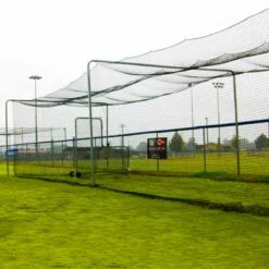 Best Pirce ⌛ 70'x14'x12' Pro Cage B427014 Batting Cage Net, 2.6mm, #42 👏 -BASEBALL Official Shop trigon batting cage net inset 1